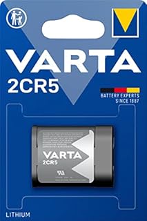VARTA Batteries Electronics 2CR5 Professional Lithium battery 1-pack, Battery in original blister pack of 1