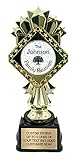 Family Reunion Trophy - Award or Gift for Family Reunions - Includes Engraved Plate and Custom Logo with Name - 9 Inches Tall - Customize Now!
