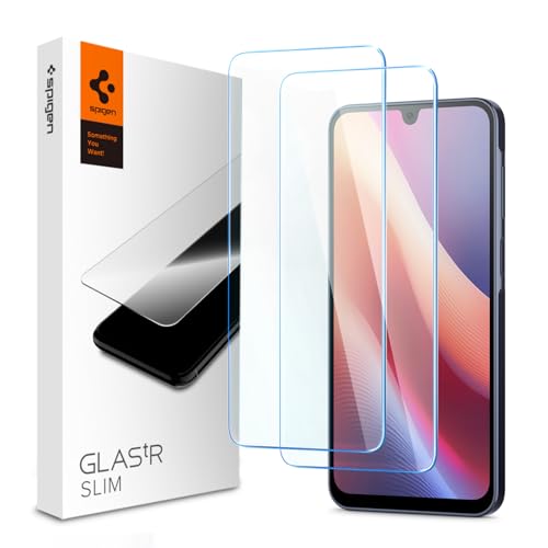 Spigen Glas.Tr Slim Vetro Temperato Compatibile Con Samsung Galaxy A26 5G, Galaxy A16, Galaxy A16 5G, 2 Pezzi, Anti-Graffio, Cristallino, Durezza 9H P