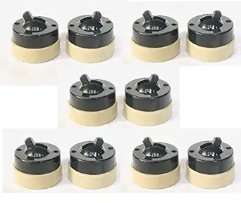 The Transparent - Vintage Bakelite Light Switch With Ceramic Base ISI Mark & BIS Certified - 2way 6ampere, 250volts, Set of 10