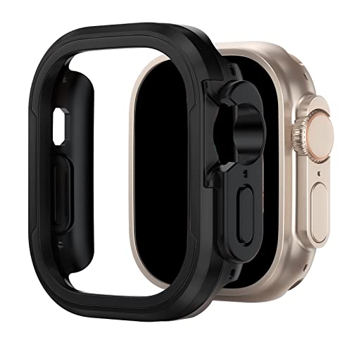 yCYBERGARAGEzX}[gEHb`یP[XEApple Watch Ultra 2/1p op[ P[X ϏՌ TPUA~ 49mm  AbvEHb` Eg Jo[(ubN)