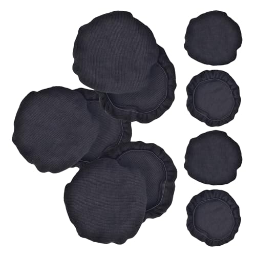 LIGIGWASH 12 Pezzi Copriorecchie per Cuffie in Tessuto Elasticizzato Protezione Antisudore Lavabile per Cuffie Gaming Over-ear Copertura Traspirante per Padiglioni Auricolari