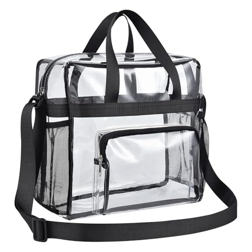 Bolso Tote Transparente para Estadio con Correa de Hombro miniatura 1