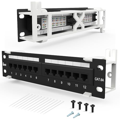 12-Port Wall & Rack Patch Panel