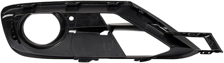 Pair Black Chrome Trim Front Lower Bumper Fog Light Grill Cover for 2012-2015 BMW F30 F31 3-Series 320i 328i 328d 335i Sport-Line