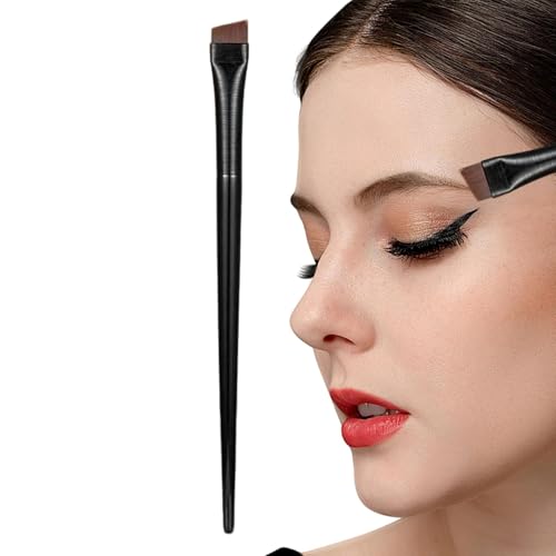 Pennello Per Sopracciglia, Pennelli Per Sopracciglia - Pennello Per Eyeliner - Pennello Per Sopracciglia Angolato Pennello Per Trucco Per Eyeliner Per Eyeliner Preciso Sopracciglio Palpebra Ultra Sott
