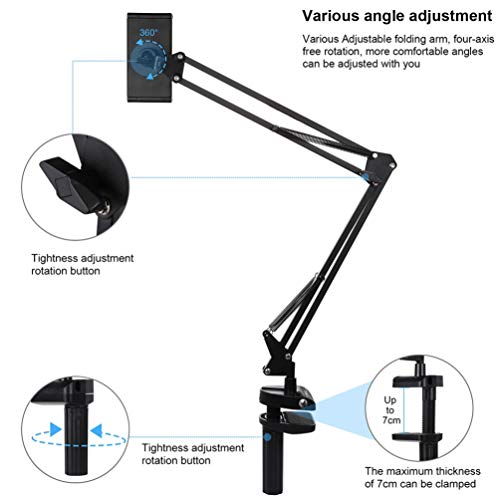 ULTECHNOVO Suporte de Telefone Celular para Mesa Suporte Ajustável Suporte de Telefone Multi-Ângulo