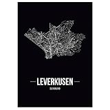 JUNIWORDS Stadtposter, Leverkusen, Wähle eine Größe, 21 