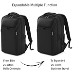 Expandable Travel Backpack, Business Laptop Backpack,Commute Backpack with USB Charging Port fit 15.6 Inch Laptop - Image 2