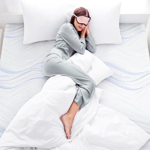 BedStory Topper 180x200cm H3 H4 aus 10cm Hoch Gel kaltschaum, Hart Matratzentopper für Bett Boxspringbett Schlafsofa Wohnwagen, Öko-TEX® Zertifiziert Matratzen Topper mit Waschbarer Bezug