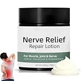 Alcura Nerve Cream,Nerve Relief Repair Lotion,Fast Absorbing Non-Greasy Body Lotion For Joint,Daily Nourishment For Knee,Lumbar,Neck,Hand And Foot - 3.5 fl oz