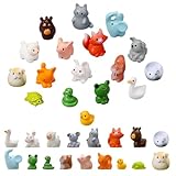 【Ornements Liste de colis】Un total de 17 animaux mignons différents dans 1sont disponibles pour que vous puissiez les afficher. Quantité suffisante et styles variés pour répondre facilement à votre décoration et répondre à vos besoins quotidiens en matière de décoration de gâteaux. Il peut être idéal pour mettre votre terrasse, bureau, voiture, bureau ou tout projet IDY.