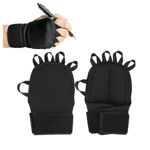 Runtlly 2 Pack Weighted Gloves for Tremors, Adjustable Hand Support Gloves for Shaky Hands, Improve Hand & Wrist Stability Mobility for Writing, Daily Use Hand Strength Aid for Seniors