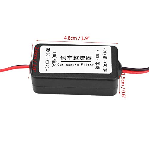 DEWIN Filtre de Caméra de Recul et Redresseur de Tension 12V CC pour Voiture – vue 4