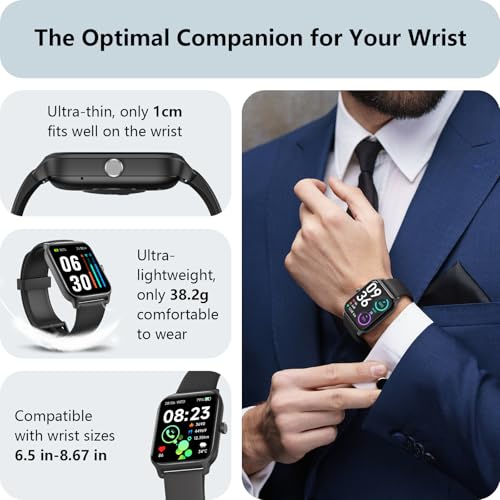 Alexa Smartwatch w/ Bluetooth Calling & Fitness Tracking Yoever 6 Alexa Smartwatch w/ Bluetooth Calling & Fitness Tracking Yoever - Image 6