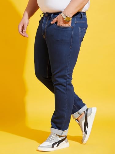 Image of Bigbanana Plus Size Men's Regular Fit Solid Jeans