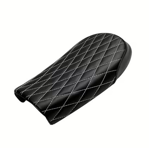 Cojín de asiento para motocicleta suave e impermeable con diseño retro acolchado universal