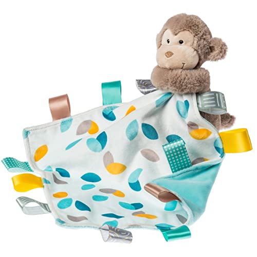 Image of Taggies Cuddlebud Lovey Security Blanket, 9 x 9-inches, Monkey