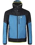 Nylon MONTURA Escape Hybrid Jacket MJAK79X 8370F Colore Blu Ottanio Giallo Fluo Giacca Ibrida Ideale per attività Outdoor Come Ski Alp Alpinismo Arrampicata M