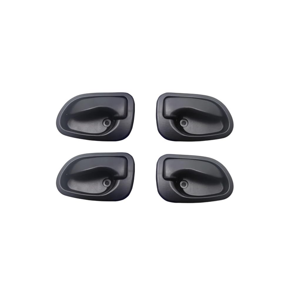 Xyszqjzyp 4Pcs 1 Set Car Interior Door Panel Handle Car Inside Interior Door Handle For Atos 1997 1998 1999 2000 2001 2002 2003 2004 2005 Black