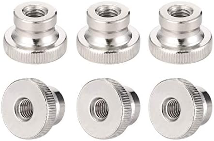 10 Stück Daumenmuttern M5 - Gerändelt Mit Kragen Aus Zinklegierung