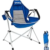 KingCamp Hammock Camping Chair luxury Recliner Camp Chair with Adjustable Back, Foldable Hammock...