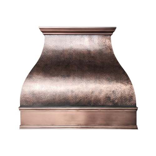 CT Copper Tailor Copper Vent Hood Wall Mount 36'' W,30'' H,VH2HSM