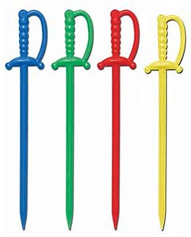 Cocktail Appetiser Plastic Sword Picks (50pk) | Party Delights