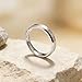 TIGRADE Titanium Rings 4MM 6MM 8MM 10MM Wedding Band in Comfort Fit Matte for Men Women Size 3-15, Silver 4mm, Size 11