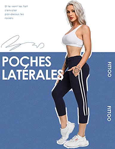 FITTOO-Pantaloni-Donna-Yoga-Pants-per-Ginnastica-Fitness-Sport-Pantaloni-Casual