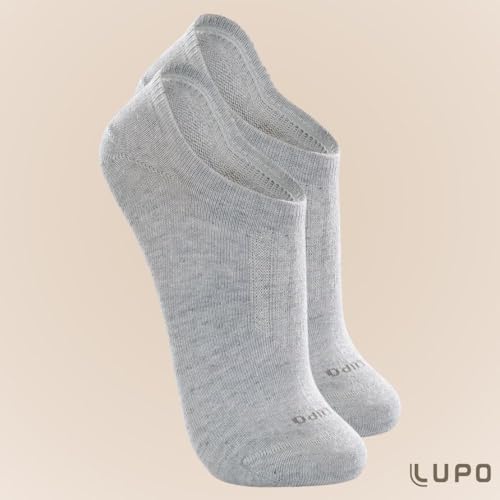 LUPO Kit 9 Pares Meia Soquete Sapatilha Invisível Esportiva Algodão Unissex Adulto, Misto Escuras, M