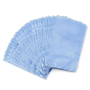 ZOKJSW 200 Stück Schrumpffolie Taschen 10x15cm