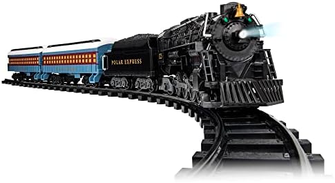 Lionel The Polar Express Ready-to-Play Set, Battery-Powered Berkshire-Style Model Train Set with Remote , Black