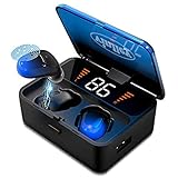 Bluetooth 5.0-Technologie und überlegene Klangqualität. Die Bluetooth Kopfhörer verwenden die fortschrittlichste Bluetooth 5.0-Technologie, um ein stabiles und fehlerfreies Wireless-Erlebnis zu gewährleisten. Mit der CVC8.0-Technologie zur Geräuschunterdrückung und HiFi-3D-Stereo-Soundtreibern können Sie jederzeit und überall überlegene Musikqualität und klaren Klangton genießen. Kompatibel mit Smartphones, PC, Tablet, Fernsehgeräten, Xbox One, PS4, PS5 oder anderen Bluetooth-fähigen Geräten.