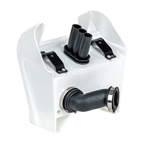 SUNQIAO PW80 Air Filter, Air Box for yamaha PW80 PY80 PeeWee 80cc Kid Dirt Bikes PW80 Air box hose (White) Cover