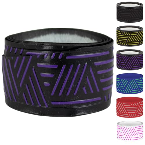 Rawlings | 1.80mm RevGrip Bat Grip | Baseball / Softball | Purple & Black