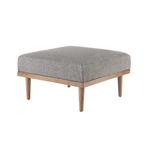 INK+IVY Stanton Square Ottoman Taupe See Below