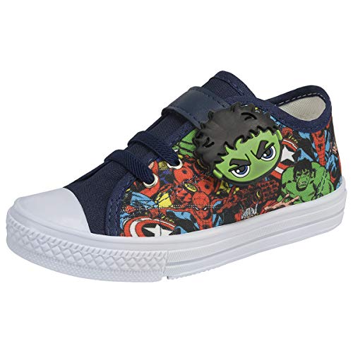 Tênis Infantil Masculino Menino Casual Eleganteria Tamanho:25;Cor:Azul Herói