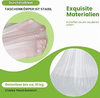 SWIHELP Müllbeutel 50 Liter Müllsäcke 160 Stück Mülltüten Bin Bags – Ansicht 4