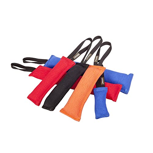 Dingo Gear Baumwolle-Nylon Mini Beißwurst für Hundetraining 10 x 5 cm Mini Rot S00087