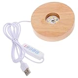 Design moderne : son design simple et élégant fait de ce socle lumineux un accessoire stylé pour toute pièce, s'harmonisant facilement avec différents styles d'intérieur. socle pour boule de jardin, socle lumineux LED