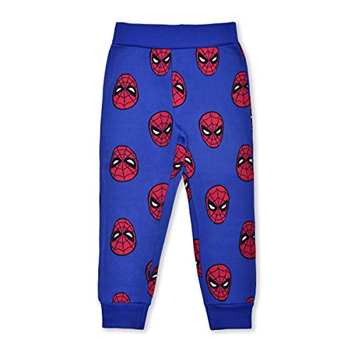 Ensemble Spider-Man bleu taille 6 pour garçon avec sweat à capuche et jogging - 5