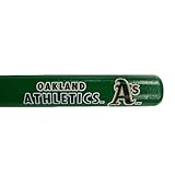 Oakland Athletics Official MLB Green Baseball Bat by Coopersburg Sports 191429