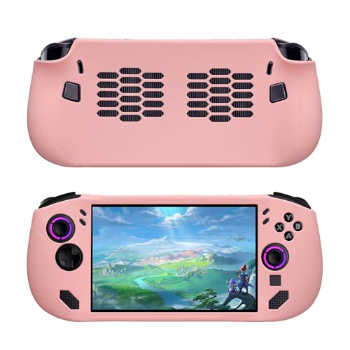 kwmobile Coque flexible en silicone compatible avec Lenovo Legion Go S 2025 - Housse de protection – rose ancien