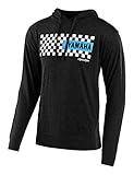 Sweat à capuche à enfiler Troy Lee Designs Official Mens Yamaha Checkers  Fleece  Pullover  Hoodie (Charcoal Heather, SM)