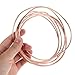 RUNROTOO Pure Copper Tubing 1.6mm Od X 0.6mm Id Bendable Soft Coil 5m Length Industrial Hvac Refrigeration Copper Tube for DIY Jewelry and Ac System