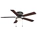Hugger 52 Inch LED Indoor Black Ceiling Fan AL383LEDBK