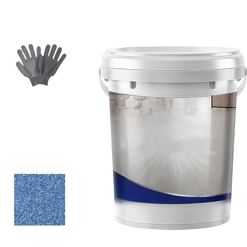 Epoxy Colored Sand Floor Paint, High-Gloss Marble Effect Epoxy Floor