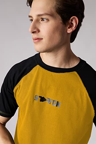 Image of Trendy Men's Round Neck T-Shirt Pure Pre Combed Cotton Bio-Washed 3D Print (STM-003)