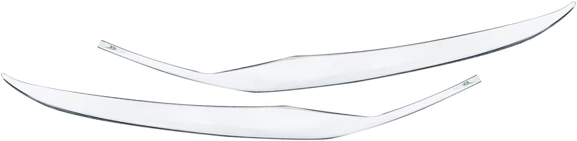 Car Accessories Fit for Toyota New Prius 2023 2024 2025 2026 Headlight Trim Front Uper Grill Cover Trims (Chrome) 2PCS Stainless Steel